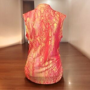 RACHEL Rachel Roy Snakeskin Print Top